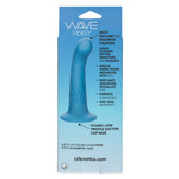 Wave Rider Ripple Blue G-Probe Dildo with Wavy Texture Dongs Neutral